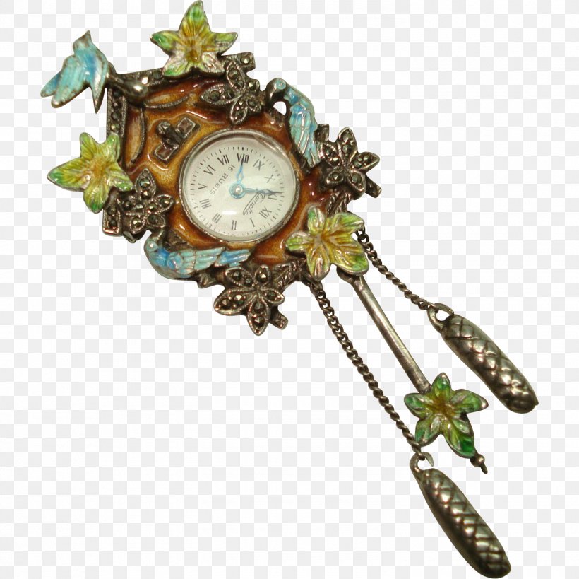 Cuckoo Clock Pocket Watch Vitreous Enamel, PNG, 1470x1470px, Cuckoo Clock, Antique, Brooch, Charms Pendants, Clock Download Free
