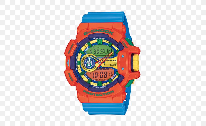 G-Shock Watch Orange Water Resistant Mark Blue, PNG, 500x500px, Gshock, Analog Watch, Blue, Brand, Casio Download Free