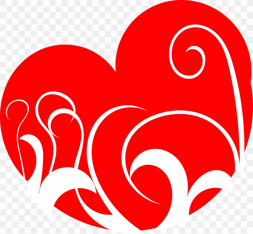 Heart Red Symbol, PNG, 5466x5078px, Watercolor, Cartoon, Flower, Frame, Heart Download Free