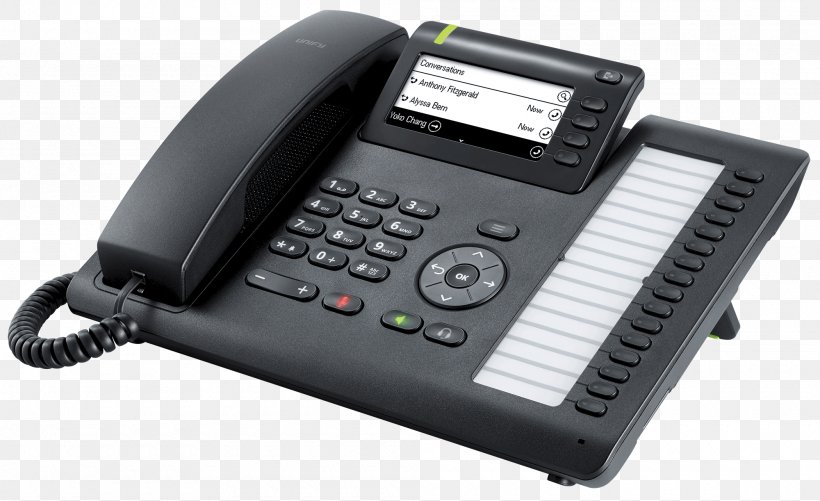 OpenScape Desk Phone CP400 Black Telephone Unify Software And Solutions GmbH & Co. KG. VoIP Phone Mobile Phones, PNG, 2000x1222px, Openscape Desk Phone Cp400 Black, Answering Machine, Avaya, Communication, Company Download Free