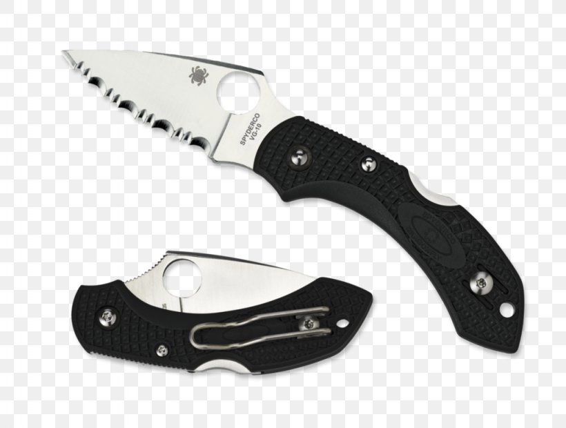 Pocketknife Spyderco Blade VG-10, PNG, 1024x775px, Knife, Blade, Bowie Knife, Brass Knuckles, Cold Weapon Download Free