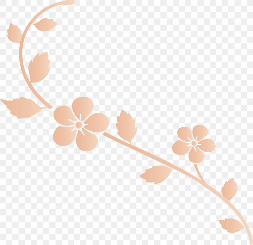 Leaf Branch Plant Flower Beige, PNG, 3000x2915px, Flower Frame, Beige, Blossom, Branch, Decoration Frame Download Free