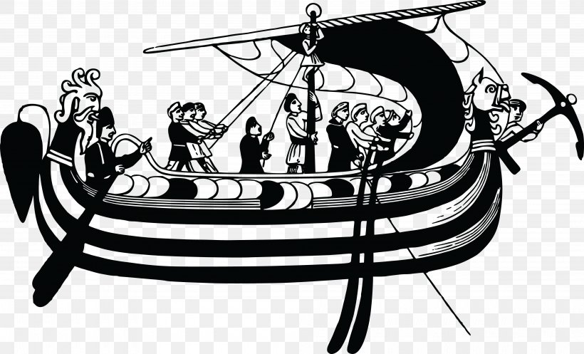 Ship Boat Clip Art, PNG, 4000x2426px, Ship, Art, Black And White, Boat, Cartoon Download Free