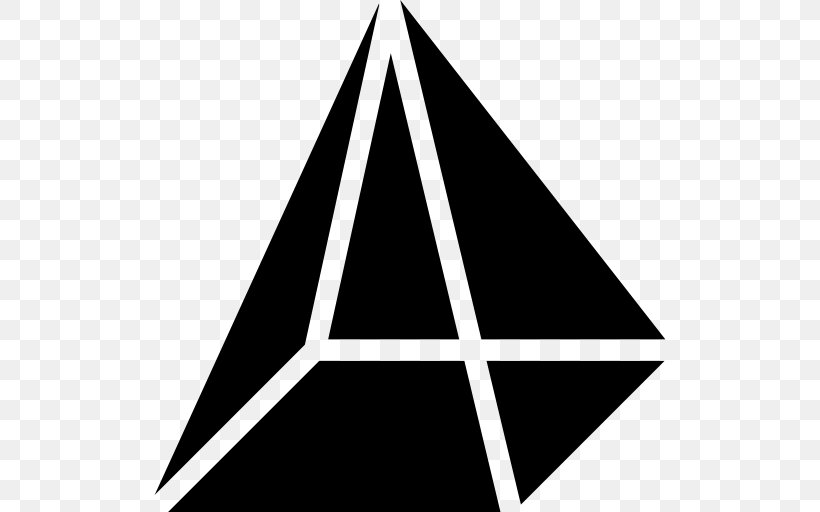 Shape Tetrahedron Geometry, PNG, 512x512px, Shape, Black, Black And White, Brand, Geometry Download Free
