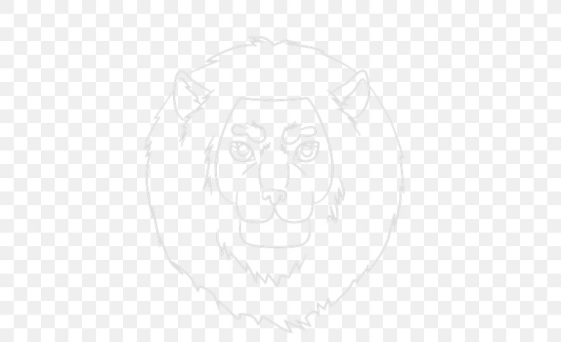 Lionhead Rabbit Drawing Nose Sketch, PNG, 500x500px, Lion, Artwork, Big Cat, Black, Black And White Download Free