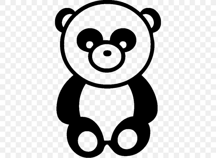 Bear Cartoon, PNG, 600x600px, Giant Panda, Bear, Blackandwhite, Bumper Sticker, Cartoon Download Free