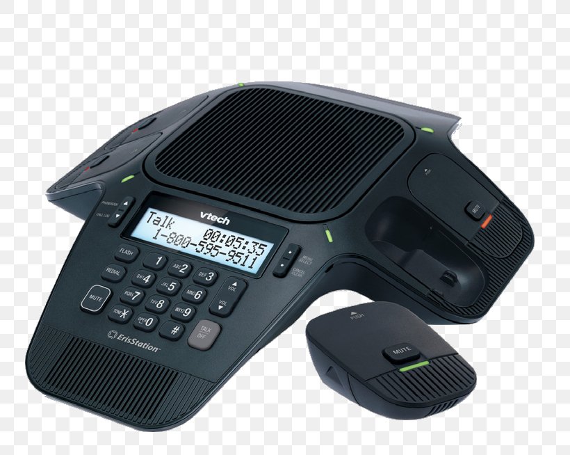 Microphone VTech VCS704 Conference Call Speakerphone Digital Enhanced Cordless Telecommunications, PNG, 791x654px, Microphone, Base Station, Conference Call, Conference Phone, Cordless Telephone Download Free