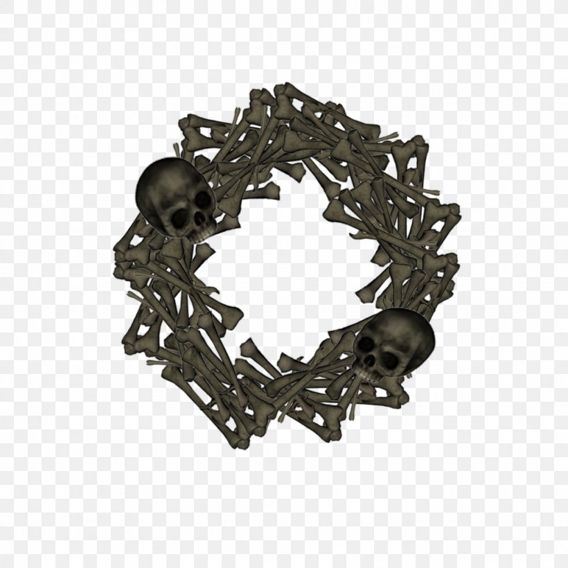 Wreath Skull Garland Sprocket DeviantArt, PNG, 1024x1024px, Wreath, Bicycle, Bicycle Chains, Bicycle Frames, Bicycle Wheels Download Free