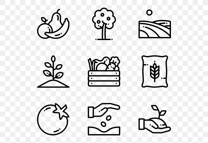 Agriculture Harvest Clip Art, PNG, 600x564px, Agriculture, Area, Art, Black, Black And White Download Free