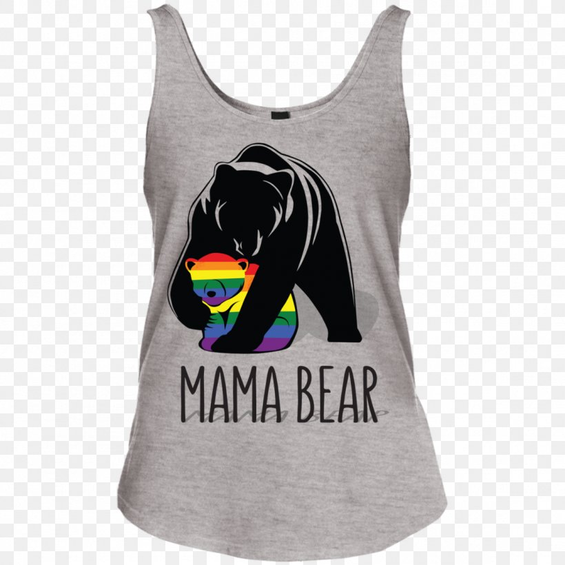 T-shirt Bear Hoodie Sleeveless Shirt, PNG, 1155x1155px, Tshirt, Active Tank, Bear, Bellbottoms, Blouse Download Free