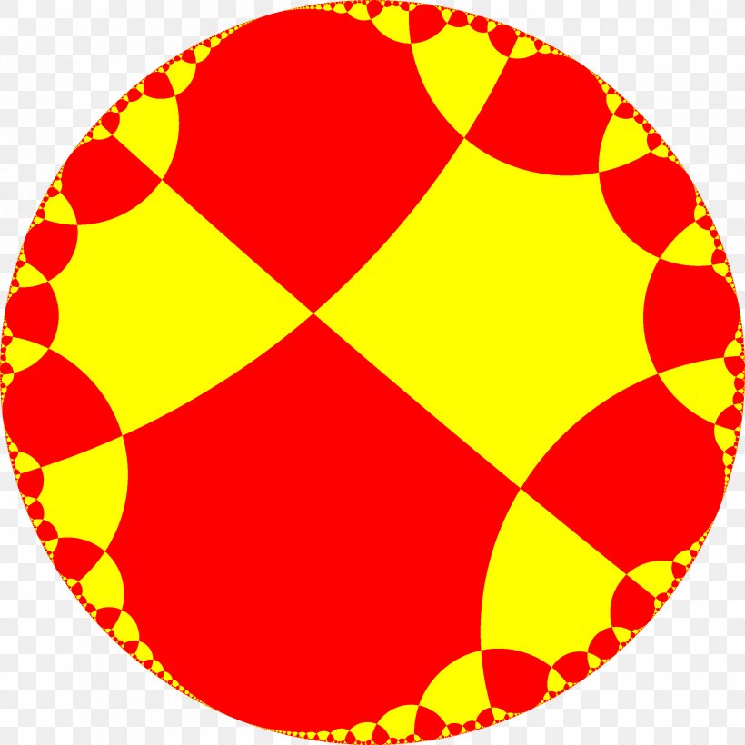 Tessellation Hyperbolic Geometry Uniform Tilings In Hyperbolic Plane Pentaapeirogonal Tiling, PNG, 2520x2520px, Tessellation, Area, Ball, Dual Polyhedron, Football Download Free