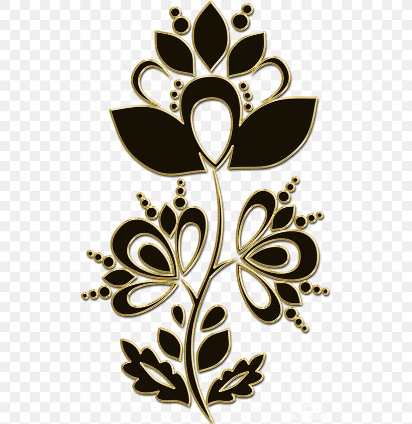 Ornament Flower Black, PNG, 500x843px, Ornament, Black, Black And White, Flora, Flower Download Free