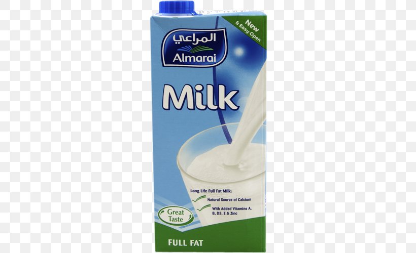 Skimmed Milk Cream Ultra-high-temperature Processing Almarai, PNG, 500x500px, Milk, Almarai, Cream, Dairy, Dairy Product Download Free