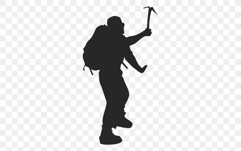 Climbing Silhouette Mountaineering, PNG, 512x512px, Climbing, Arm, Black, Black And White, Finger Download Free
