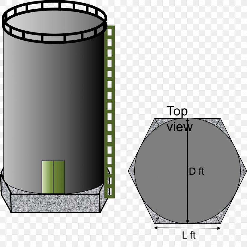 Silo Cylinder Grain Concrete Angle, PNG, 938x940px, Silo, Area, Calculation, Chegg, Concrete Download Free