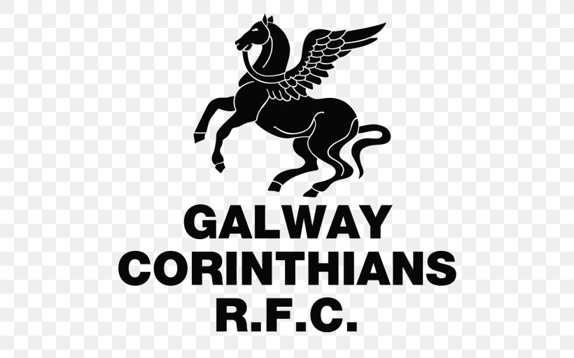Galway Corinthians RFC Connacht Rugby Sligo RFC, PNG, 512x512px, Galway, Allireland League, Artwork, Black, Black And White Download Free