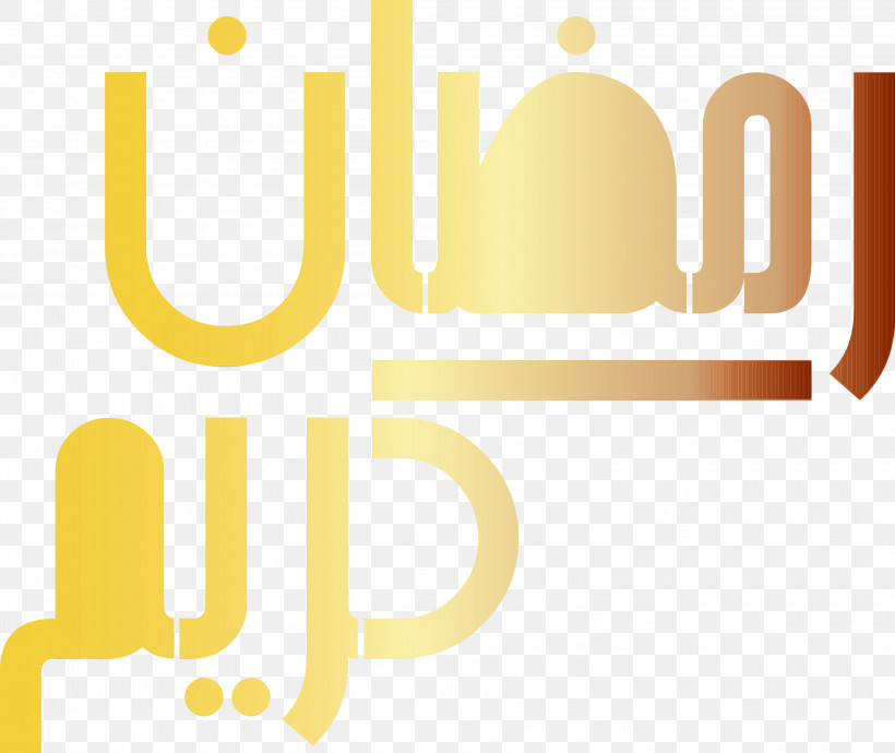 Logo Font Yellow Line Area, PNG, 3000x2526px, Ramadan Background, Area, Line, Logo, M Download Free