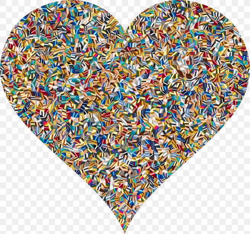 Confetti, PNG, 2320x2180px, Mosaic, Color, Display Resolution, Dots Per Inch, Heart Download Free