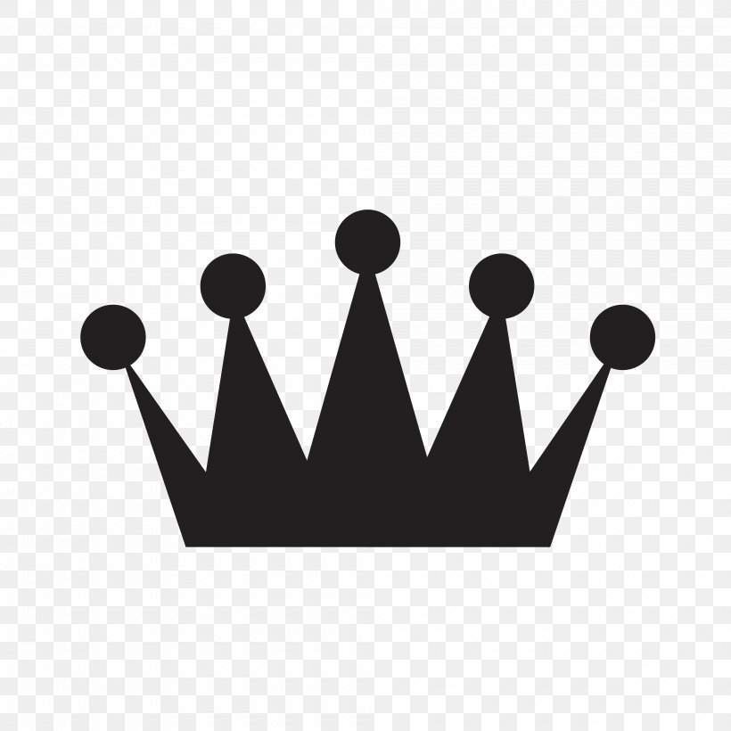 Crown Clip Art, PNG, 4000x4000px, Crown, Black And White, Free Content, Pict, Point Download Free