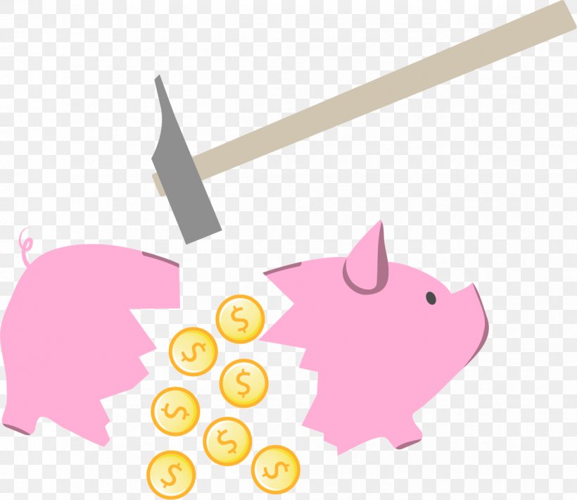 Domestic Pig Piggy Bank, PNG, 1214x1052px, Domestic Pig, Bank, Cat, Designer, Fictional Character Download Free