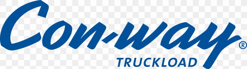 Logo Con-way Freight Transport Brand, PNG, 1200x338px, Logo, Area, Blue, Brand, Cargo Download Free