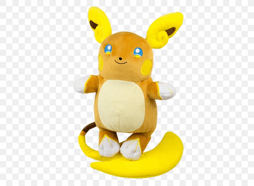 Pokémon Sun And Moon Pikachu Raichu Plush Stuffed Animals & Cuddly Toys, PNG, 600x600px, Pikachu, Alola, Animal Figure, Baby Toys, Gengar Download Free