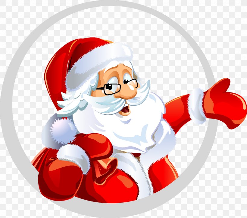 Santa Claus Christmas New Year's Day Wish Clip Art, PNG, 1713x1517px, Santa Claus, Christmas, Christmas Decoration, Christmas Gift, Christmas Ornament Download Free