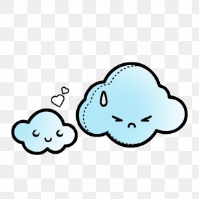 Cartoon Cloud - Drawing Clip Art PNG