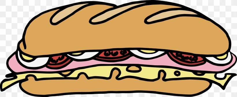 Fast Food Submarine Sandwich Panini Italian Sandwich Cuban Sandwich, PNG, 1787x733px, Fast Food, Artwork, Cartoon, Cheese, Cuban Sandwich Download Free