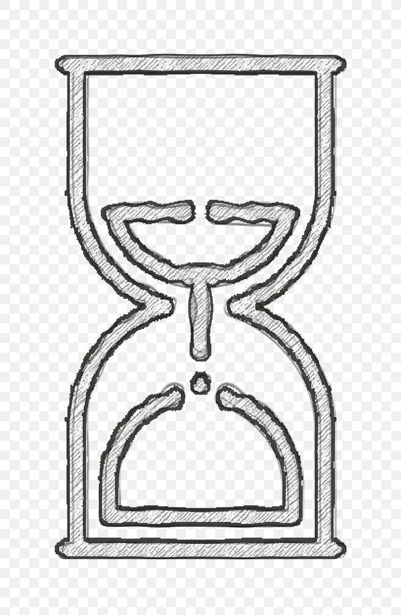 Hourglass Icon Communication And Media Icon Timer Icon, PNG, 732x1256px, Hourglass Icon, Black And White, Communication And Media Icon, Joint, Line Download Free