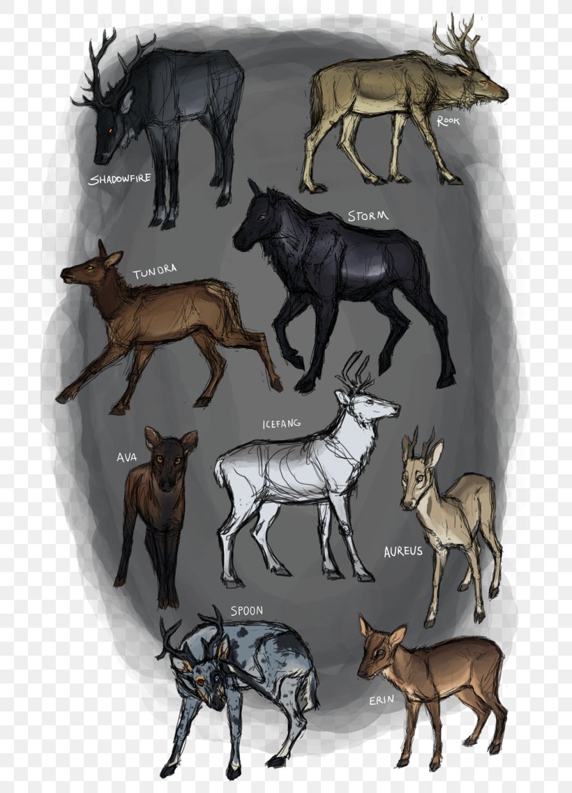 Reindeer Canis Ferox Elk, PNG, 703x1137px, Reindeer, Art, Artist, Canis, Canis Ferox Download Free