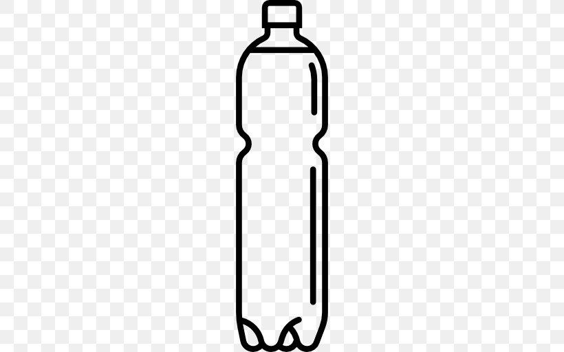 Water Bottles Plastic, PNG, 512x512px, Water Bottles, Area, Black And White, Bottle, Drinkware Download Free