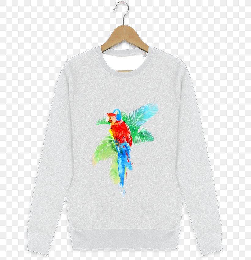 Long-sleeved T-shirt Sweater Bluza, PNG, 690x850px, Tshirt, Art, Bird, Bluza, Clothing Download Free