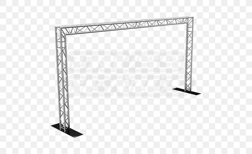 Truss Triangle Steel System I-beam, PNG, 500x500px, Truss, Aluminium, Area, Beam, Black And White Download Free