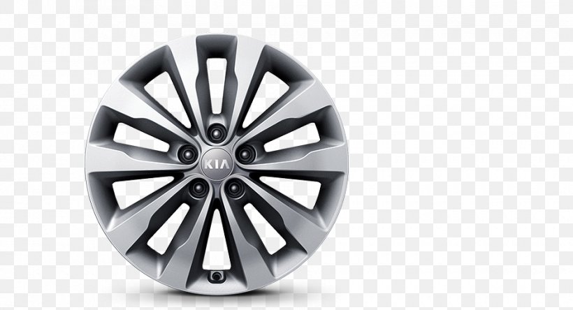 Alloy Wheel Kia Carnival Kia Motors Hubcap, PNG, 940x510px, Alloy Wheel, Auto Part, Automotive Tire, Automotive Wheel System, Black And White Download Free