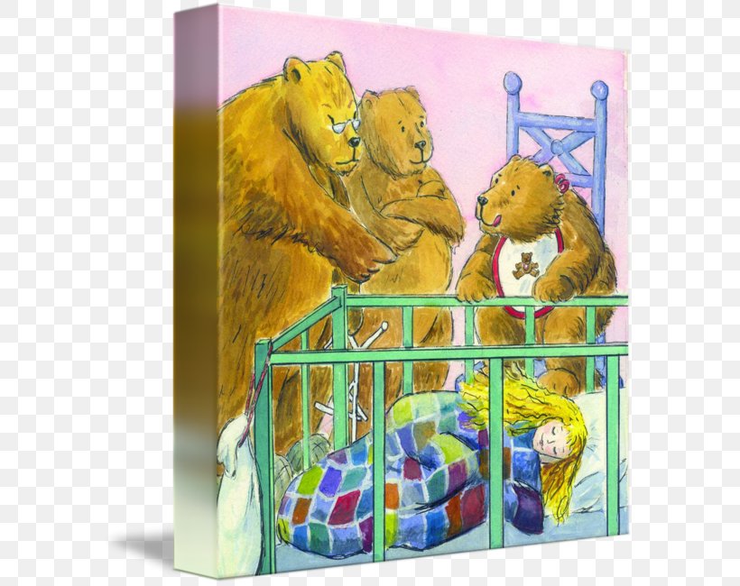 Painting Goldilocks And The Three Bears Animal Google Play, PNG, 589x650px, Painting, Animal, Art, Fauna, Goldilocks And The Three Bears Download Free