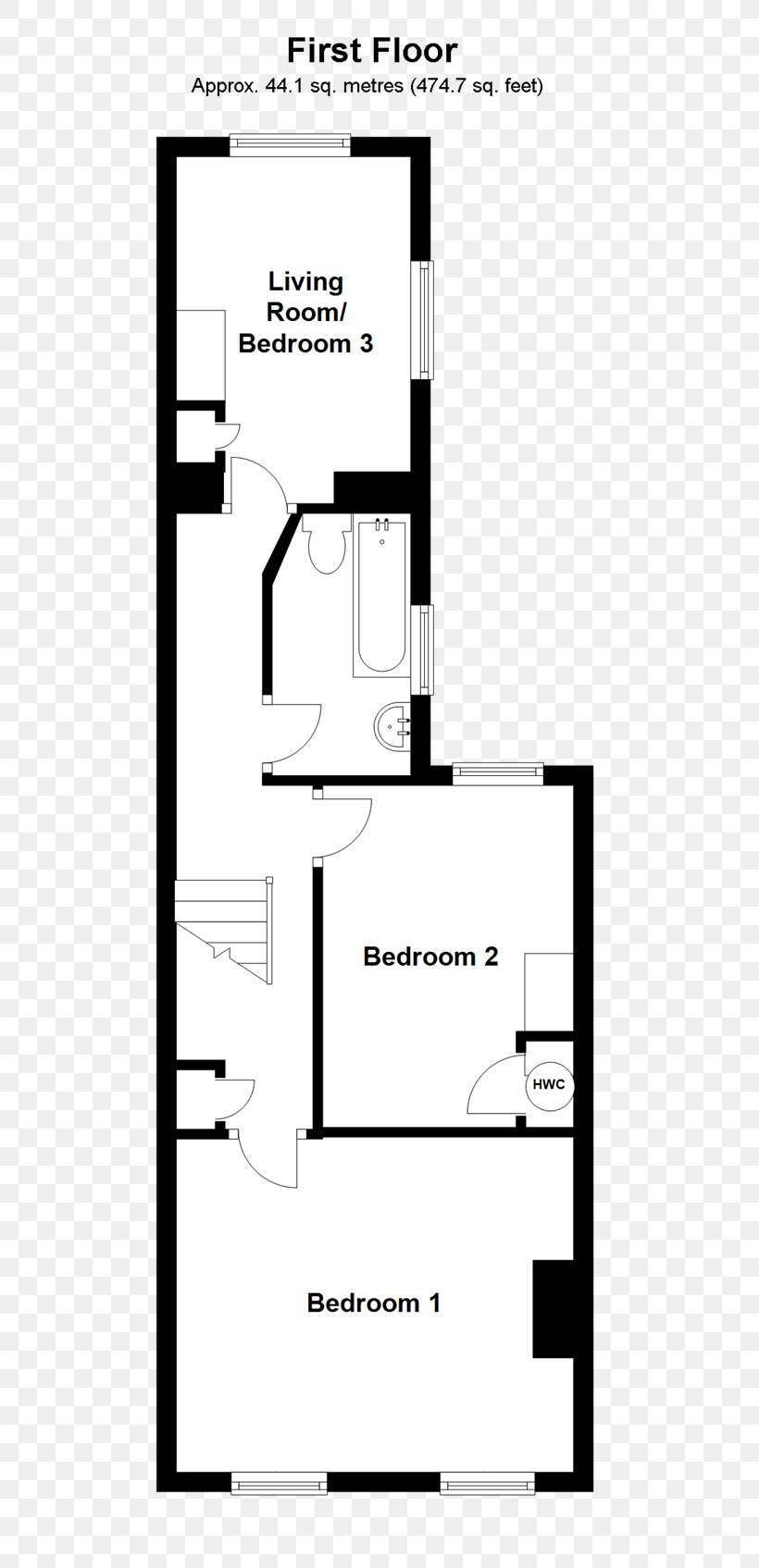 DNG Terenure Estate Agent Floor Plan Ranelagh Storey, PNG, 520x1695px, Terenure, Area, Bathroom, Bedroom, Black And White Download Free