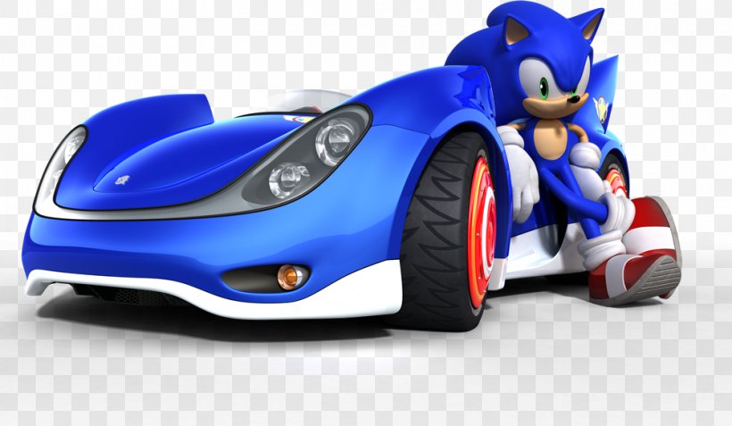 Sonic & Sega All-Stars Racing Sonic & All-Stars Racing Transformed Sonic Unleashed Sonic The Hedgehog 2 Video Games, PNG, 1000x582px, Sonic Sega Allstars Racing, Arcade Game, Automotive Design, Automotive Exterior, Blue Download Free