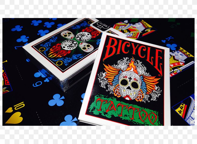 Bicycle Playing Cards United States Playing Card Company Tattoo Card Game, PNG, 800x600px, Watercolor, Cartoon, Flower, Frame, Heart Download Free