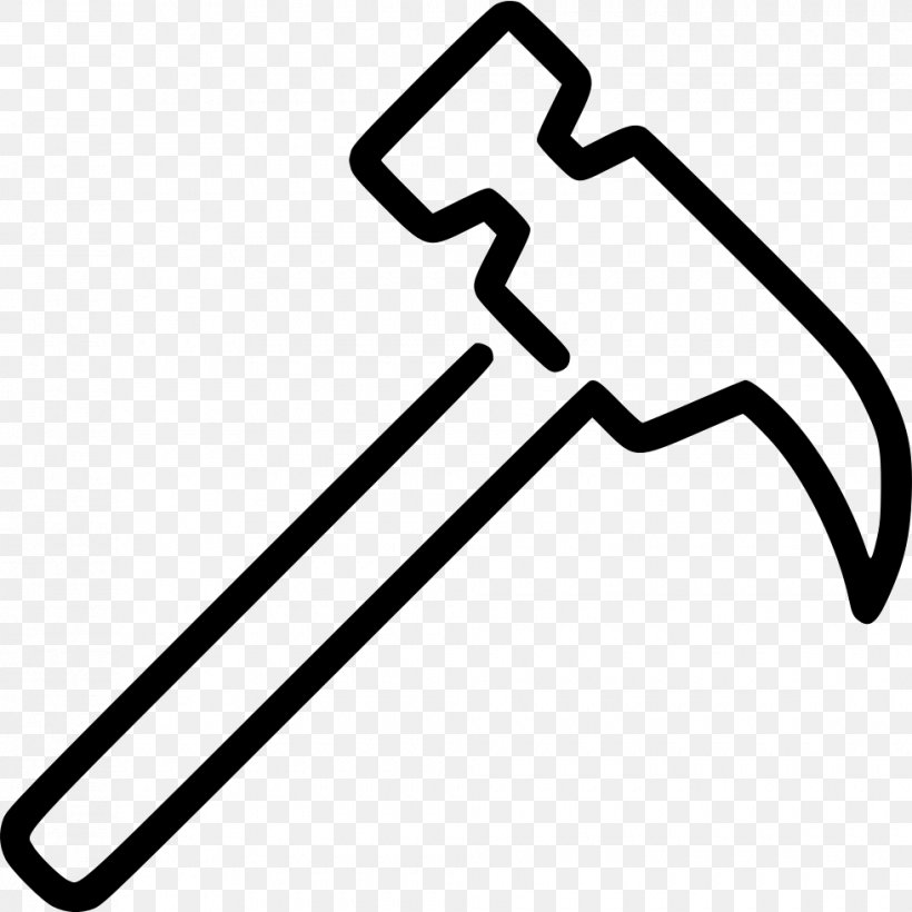 Hammer Tool Building, PNG, 980x981px, Hammer, Area, Black, Black And White, Building Download Free