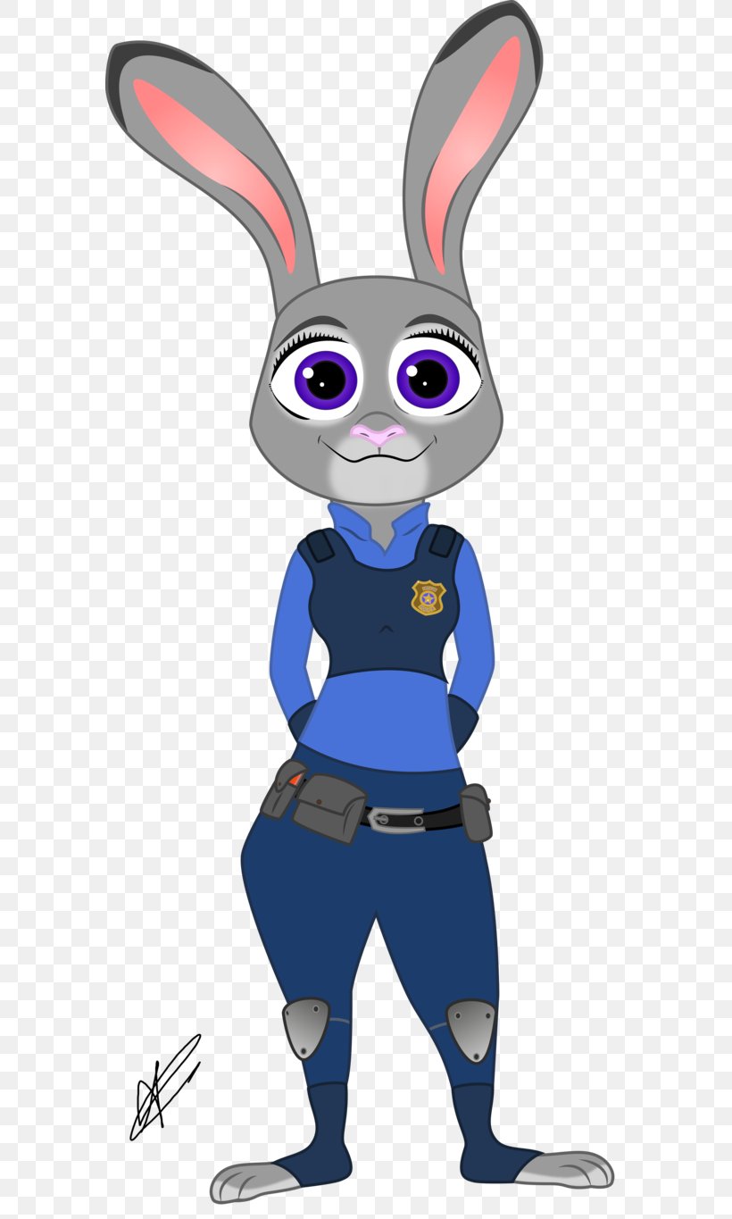 Lt. Judy Hopps Rabbit Nick Wilde Finnick Police Officer, PNG, 584x1365px, Lt Judy Hopps, Art, Cartoon, Easter Bunny, Fictional Character Download Free