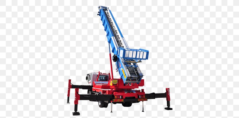 Mobile Crane Aerial Work Platform Ladder Truck, PNG, 720x405px, Crane, Aerial Work Platform, Construction Equipment, Forklift, Hyundai Download Free