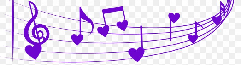 Musical Note Love Musical Theatre Clip Art, PNG, 997x270px, Watercolor, Cartoon, Flower, Frame, Heart Download Free