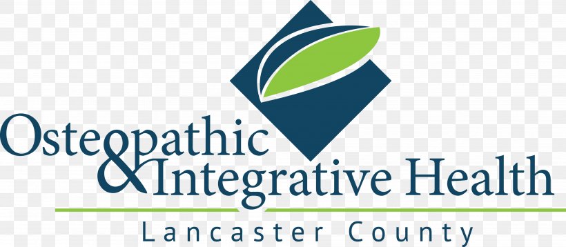 Lancaster County Osteopathic & Integrative Health Logo Naturopathy Brand, PNG, 3621x1583px, Logo, Area, Brand, Health, Health Fitness And Wellness Download Free