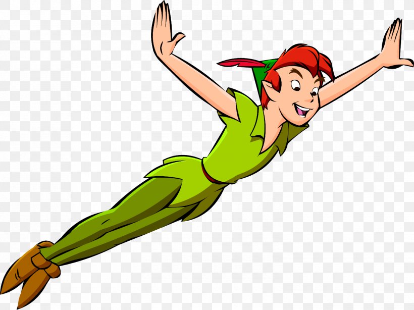 Peter Pan Tinker Bell Wendy Darling Clip Art, PNG, 1500x1124px, Peter Pan, Arm, Art, Cartoon, Fictional Character Download Free