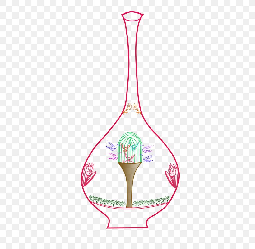 Clip Art Vector Graphics Openclipart Image, PNG, 566x800px, Drawing, Cage, Cartoon, Line Art, Vase Download Free