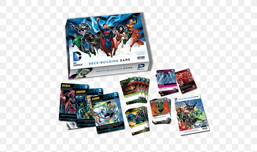 Cryptozoic Entertainment DC Comics Deck-Building Game DC Universe Comic Book, PNG, 604x485px, Deckbuilding Game, Action Toy Figures, Board Game, Brand, Card Game Download Free