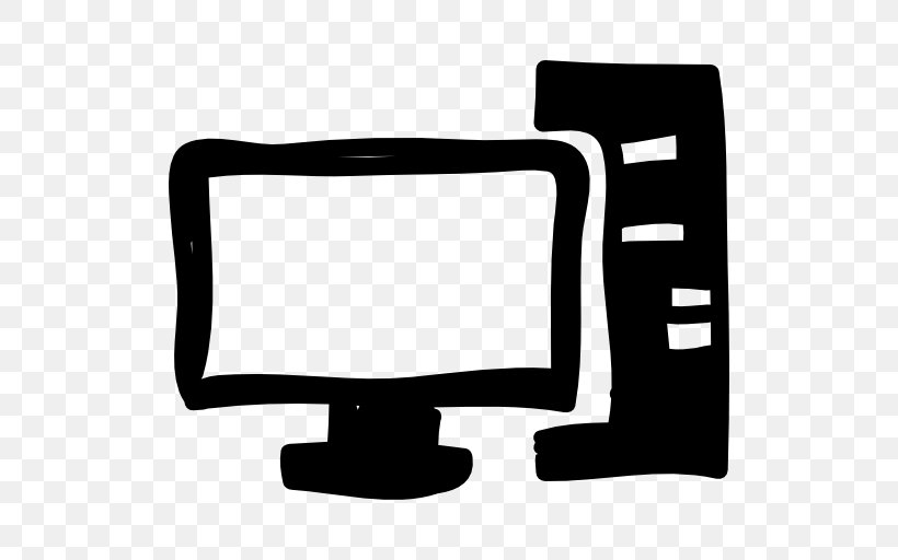 Display Device Computer Monitors, PNG, 512x512px, Display Device, Area, Black And White, Computer, Computer Monitors Download Free