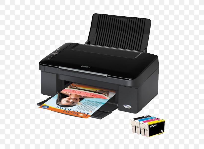 Multi-function Printer Epson Device Driver Inkjet Printing, PNG, 600x600px, Printer, Canon, Computer, Continuous Ink System, Device Driver Download Free