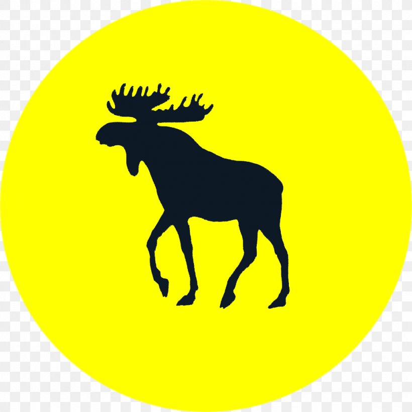 Moose Stock Photography Traffic Sign Warning Sign Deer, PNG, 1024x1024px, Moose, Antler, Black And White, Can Stock Photo, Canada Download Free